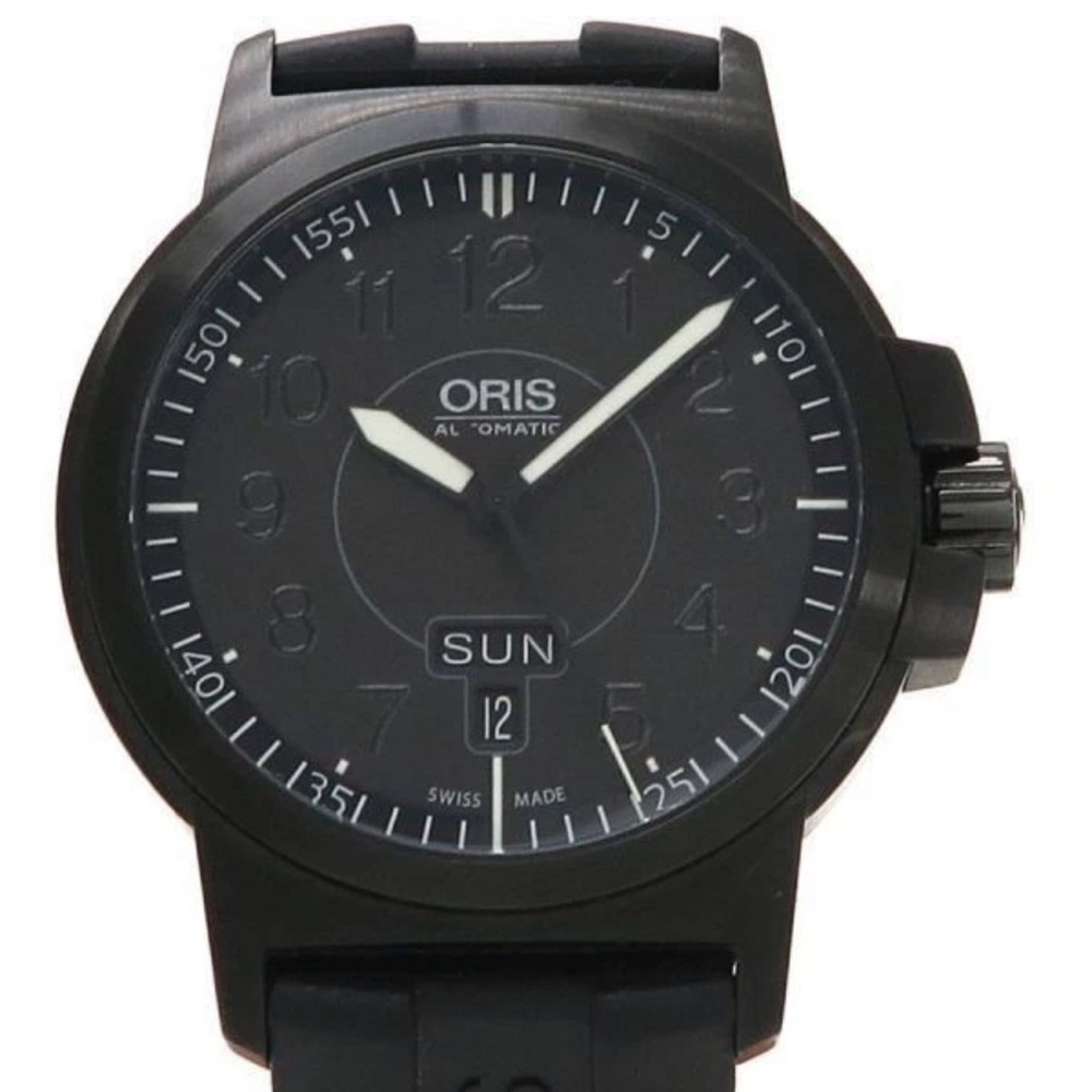 Beautiful ORIS BC3 Advanced 7641 Automatic Black Dial Day Date Men's Watch.